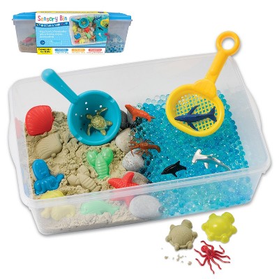 Ocean and Sand Sensory Bin - Creativity for Kids