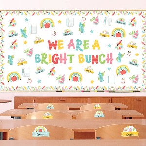 Big Dot of Happiness Cute and Colorful School School Bulletin Board Set Classroom Decoration Kit - 1 of 4