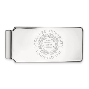 Black Bow Jewelry Sterling Silver Syracuse Oranges NCAA Money Clip - 1 of 3