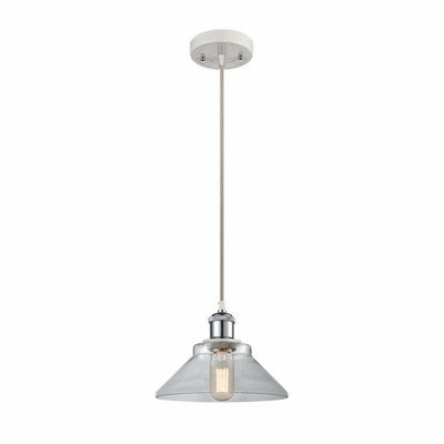 Orwell - 1 Light Cord Hung Mini Pendant In Industrial Style-6.5 Inches Tall and 8.38 Inches Wide