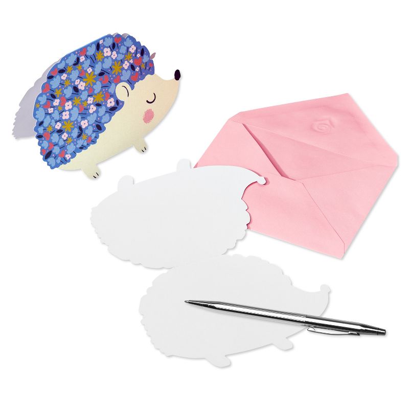 10ct Spring Hedgehog Stationery for Anyone, 2 of 5