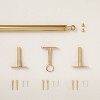 Decorative Screw Curtain Rod Brass Finish - Hearth & Hand™ with Magnolia - image 2 of 4