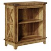 Resenkos Wood End Table, Storage Sofa Side, Modern Living Room Accessory, Space-Saving Design, Brown - 3 of 4