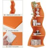 ACEPANO 69.88 in. H 5-Tier Wall Corner Display Shelf for Living Room-Orange - 2 of 4