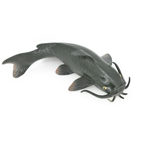 Collectible Wildlife Gifts | Catfish, Toy, Freshwater Fish, Bullheads,  Realistic Rubber Figure, Model, Animal, Hand Painted 6"   CH031 BB72 - 1 of 4