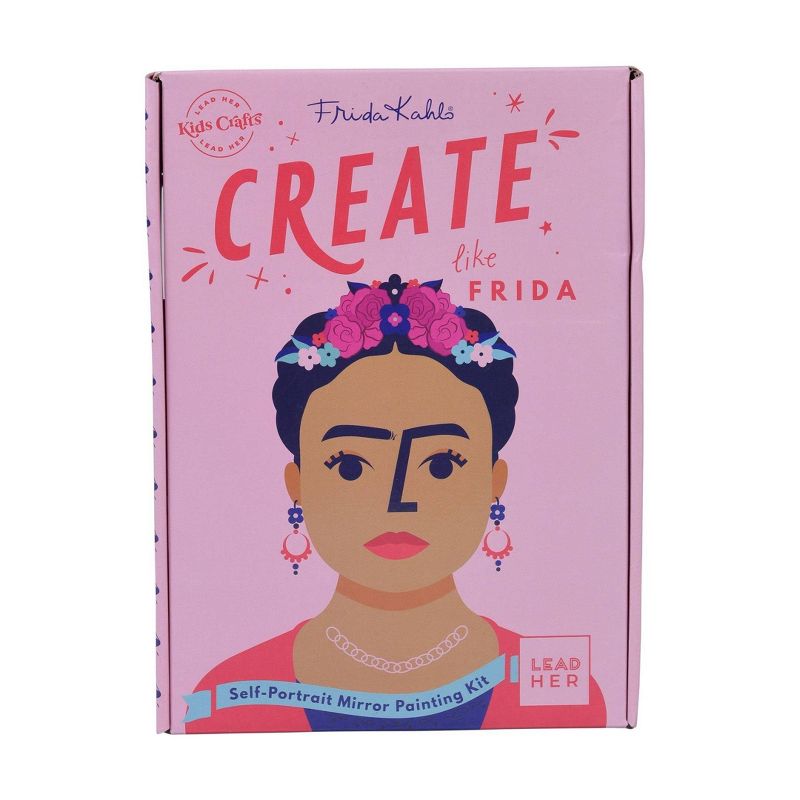 LeadHER Create like Frida Self-Portrait Mirror Painting Kit - Kids Crafts, 3 of 13