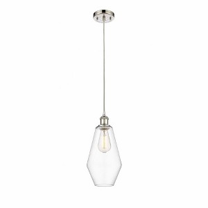 Cindyrella - 1 Light Cord Hung Mini Pendant In Industrial Style-14.5 Inches Tall and 7 Inches Wide - 1 of 1