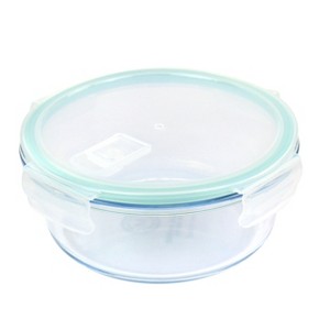 Gibson 32 Ounce Glass Container with Lid - 1 of 4