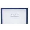 Family Magnetic Memo Board – 15.75"H Square – Blue and White Wall Organizer – By Melrose - 3 of 3
