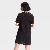 Women's Short Sleeve Pointelle Mini Sweater Dress - A New Day™ - 2 of 3