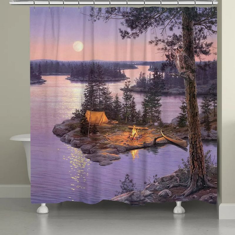 Laural Home Moon Dance Shower Curtain, 1 of 2