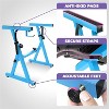 Liquid Stands Portable Heavy Duty Digital Piano Keyboard Stand & Bench Set - Adjustable Keyboard Music Stand & Seat for 54-88 Key Electric Pianos - 4 of 4