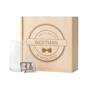 Best Man Craft Beer Gift Box Wood - Cathy