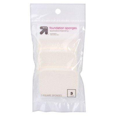 Square Foundation Sponge - 3ct - up&up™
