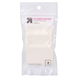 Square Foundation Sponge - 3ct - up&up™ - 1 of 1