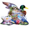 MasterPieces 500 Piece Shaped Jigsaw Puzzle - Woodland Ducks - 24.41"x20.3" - 3 of 4