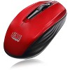 Adesso iMouse S50R - 2.4GHz Wireless Mini Mouse - Optical - Wireless - Radio Frequency - Red - USB - 1200 dpi - Scroll Wheel - 3 Button(s) - 4 of 4