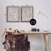 Stupell Industries Minimal Abstract Busy Line Black Framed Floater Canvas Wall Art - 3 of 4