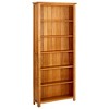 vidaXL Bookcase Brown Solid Oak Wood 31.5x8.9x70.9 in Bookcase - 2 of 4