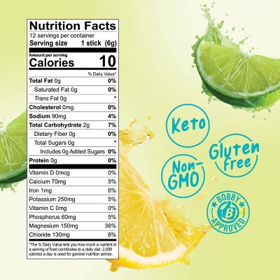 FlavCity Hydration Supplement Powder - Lemon Lime - 2.7oz/12ct