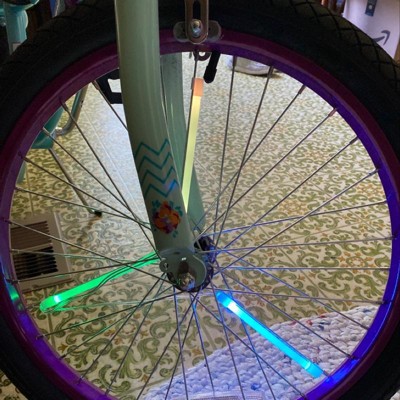 Brightz Spin Kids' Spoke Tubes Led Light - Pink : Target