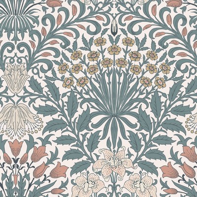 William Morris Garden Dusty Blue Wallpaper