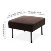 NicBex Couches for Living Room  Modern Loveseat Sofa Comfy 2 Seater Upholstered Fabric Small Couches for Bedroom, Apartment - 3 of 4