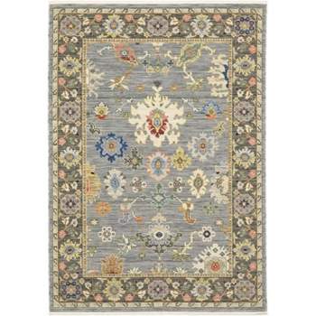 Oriental Weavers Lucca Traditional Rug 846D1 in Blue Rectangle 7' 10" X 11 ' 1"
