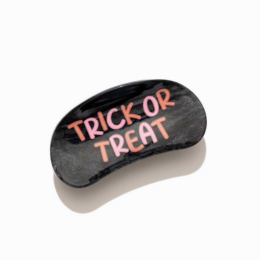 Frasier Sterling Trick or Treat Hair Clip - Black