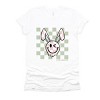 Simply Sage Market S.W.Smiley Checkered Smiley Face Bunny Short Sleeve Tee - 2 of 4