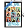 Trends International Star Wars: The Phantom Menace - Jar Jar Binks Grid Framed Wall Poster Prints - 3 of 4