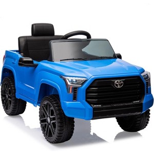 Jojoka 12V Licensed Toyota Ride on Truck for Kids Battery Powered Electric Car with Music, LED Lights, Suspension System - 1 of 4