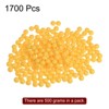 Unique Bargains Loose Craft DIY Earring Necklace Making Acrylic Round Beads 1700 Pcs - 3 of 4