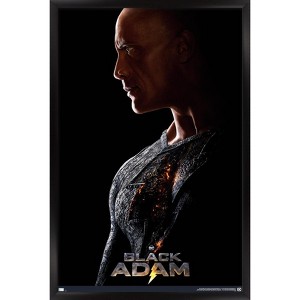 Trends International DC Comics Movie Black Adam - Profile One Sheet Framed Wall Poster Prints - 1 of 4