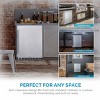 Newair 24" 5.3 Cu. Ft. Commercial Stainless Steel Built-in Beverage Refrigerator, Steel Interior, Weatherproof and Outdoor Rated, ENERGY STAR - 3 of 4