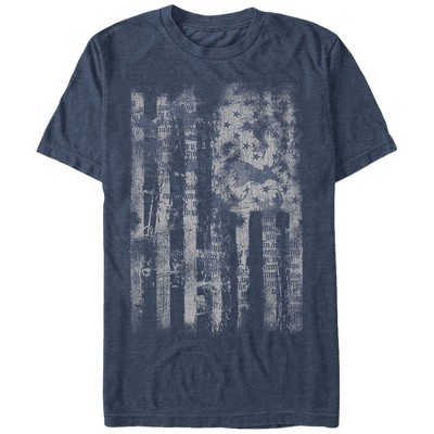 Men's Lost Gods Fourth Of July American Flag Eagle Soar T-shirt : Target