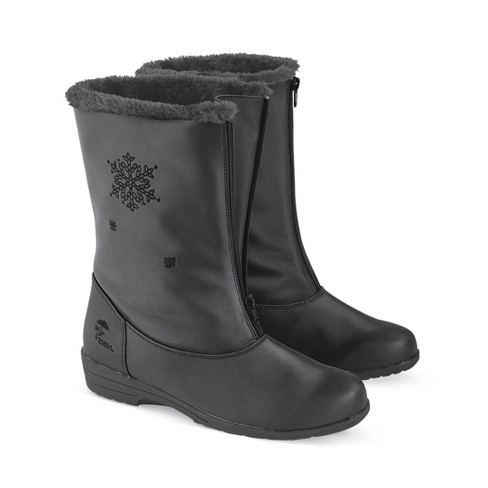 Collections Etc Totes Snowflake Boot Wide Widths - image 1 of 4