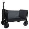 Kumasinova Convertible Foldable Seat Wagon Cart,Collapsible Cart with 220 lbs Capacity,Dog Tether for Camping,Parks,Travel,Outdoor Events - 2 of 4