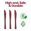 Smarty Had A Party Red Disposable Plastic Party Knives - 600 pcs - 4 of 4