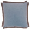 Saro Lifestyle Velvet Flange Throw Pillow With Down Filling - 2 of 3