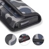LUXMO Large Horizontal Universal Nylon Pouch w/ Dual Card Slots - Grey Camo - 3 of 4