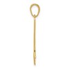 Black Bow Jewelry 14k Yellow Gold Trombone Pendant - 2 of 4