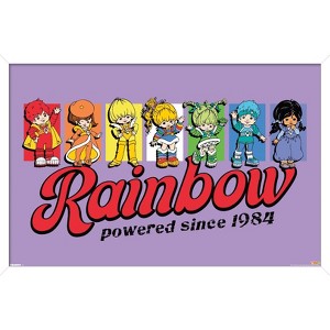 Trends International Rainbow Brite (1984) - Powered By Rainbow Team Framed Wall Poster Prints - 1 of 4