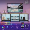 Acekool 67 Inch TV Stand with LED Lights, Power Outlets & 4 Open Shelves, Grey Media Console for 55/65/75 Inch TV, Corner Entertainment Center - 4 of 4