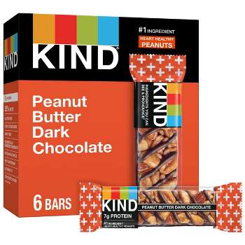 KIND Peanut Butter Dark Chocolate Bars - 14oz/6ct