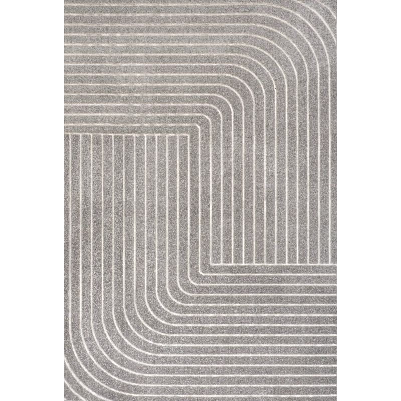 JONATHAN Y Odense High-Low Minimalist Angle Geometric Indoor/Outdoor Area Rug, 2 of 11