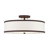 Livex Lighting Park Ridge 3 - Light Semi-Flush Mount in  Bronze - 4 of 4