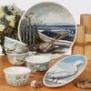 Set of 4 Shorebirds Ice Cream Bowls - Certified International - 2 of 2