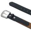 Wrangler Men's Bison and CrazyHorse Leather Belt with Billets - 2 of 4