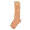 Memoi Girls Ribbed Cotton Blend "Heart and Stripes" Knee Sock - 3 of 4